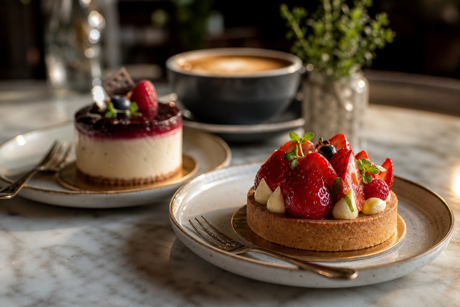 Patisserie und Kuchen